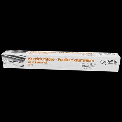 Papel Aluminino con cortador incorporado. Hecho en Bélgica 30 metros