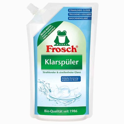 Frosch Abrillantador de Platos y Cristalería para Maquinas Lavavajillas 750 ML
