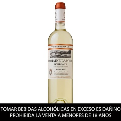 SAUVIGNON Blanc, DOMAINE LAFORET, BORDEAUX, FRANCIA 750 ML