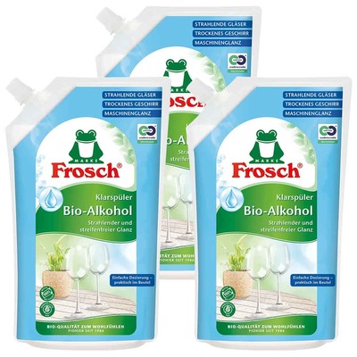 Venta por mayor - 3 Abrillantador de Platos y Cristalería para Maquinas Lavavajillas 750 ML