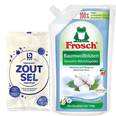 Combo Suavizante Hipoalergénico 1L y Sal para Lavado 1 KG