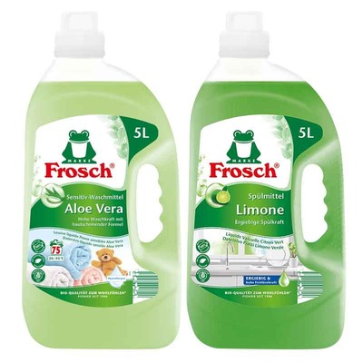 Combo Detergente Aloe Vera 5L y Lavavajillas 5L