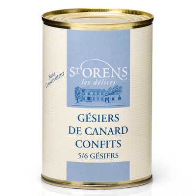 MOLLEJAS DE PATO CONFITADAS 400GR, HECHO EN FRANCIA