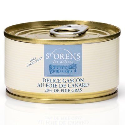 DELICIAS GASCONAS CON HÍGADO DE PATO 130GR, HECHO EN FRANCIA